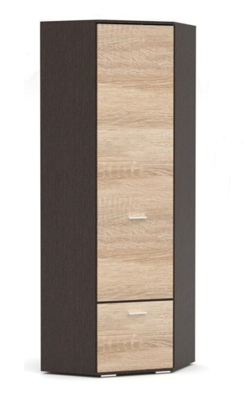 Шкаф угловой Виола Венге/Дуб сонома