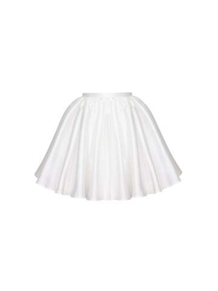 Юбка мини из тафты со сборкой