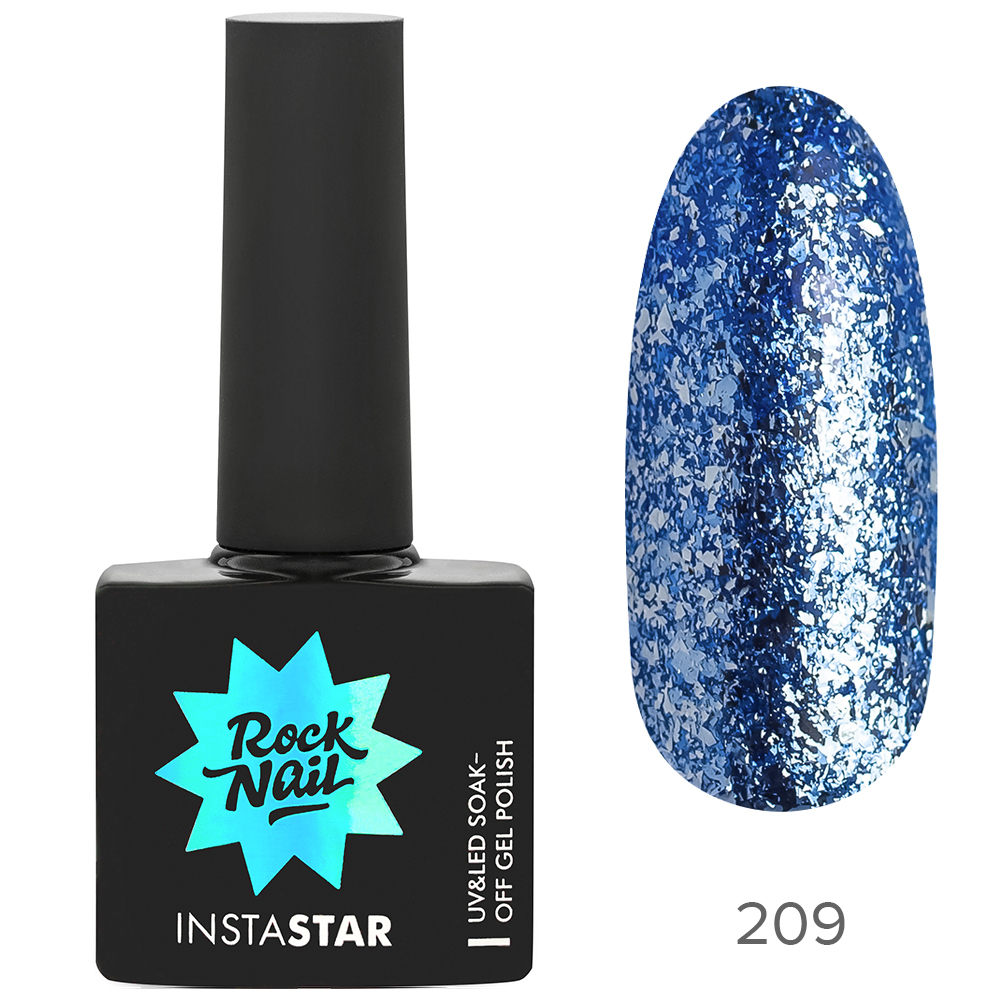 Гель-лак RockNail Insta Star 209 Miley, 10мл.