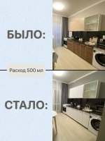 Специальная краска для перекраски мебели Мирабелла Сатин, Снег, 500 мл, быстросохнущая, на водной основе, без запаха, полуматовое покрытие, капельно-белый