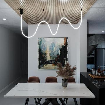 359131 KONST NT23 084 черный Светильник светодиодный IP20 LED 4000K 25W 170-265V 250Лм RAMO