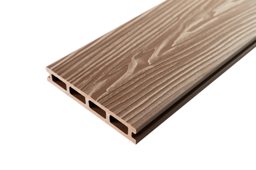 Террасная доска ДПК Grand Line 150х25мм 3D Винтаж Орех 4м