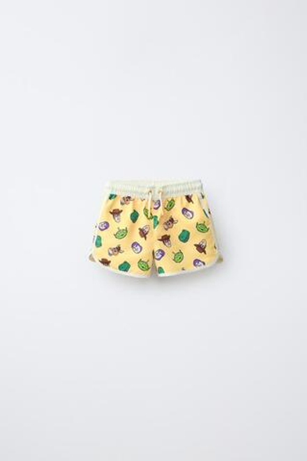 ZARA ПЛАВКИ-БЕРМУДЫ TOY STORY © DISNEY, ЖЕЛТЫЙ