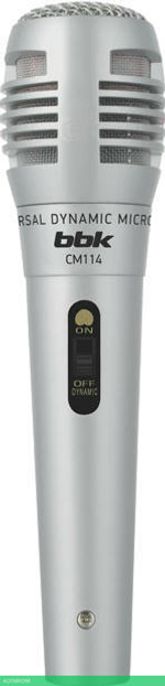 Микрофон BBK CM114 серебристый