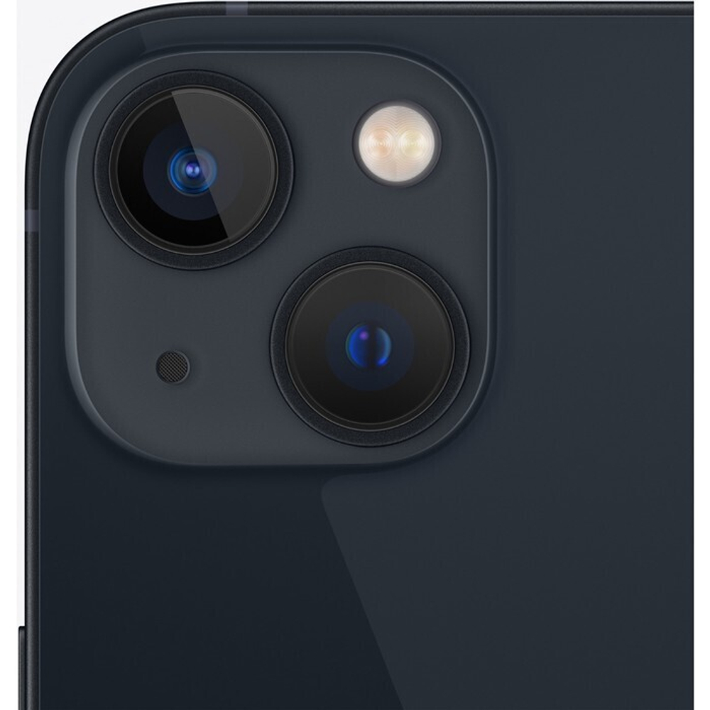 Смартфон Apple A2633 iPhone 13 128Gb 4Gb темная ночь моноблок 3G 4G 1Sim 6.1" 1170x2532 iOS 16 12Mpi