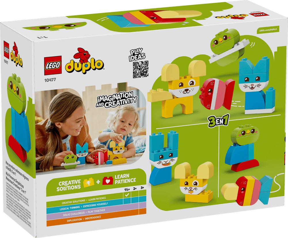 Конструктор LEGO Duplo 10477 3 in 1 Creative Cute Pets