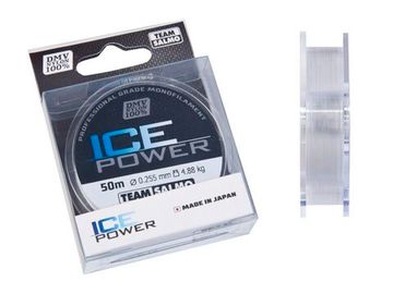Леска монофильная Team Salmo ICE POWER 50 м, 0,25 мм