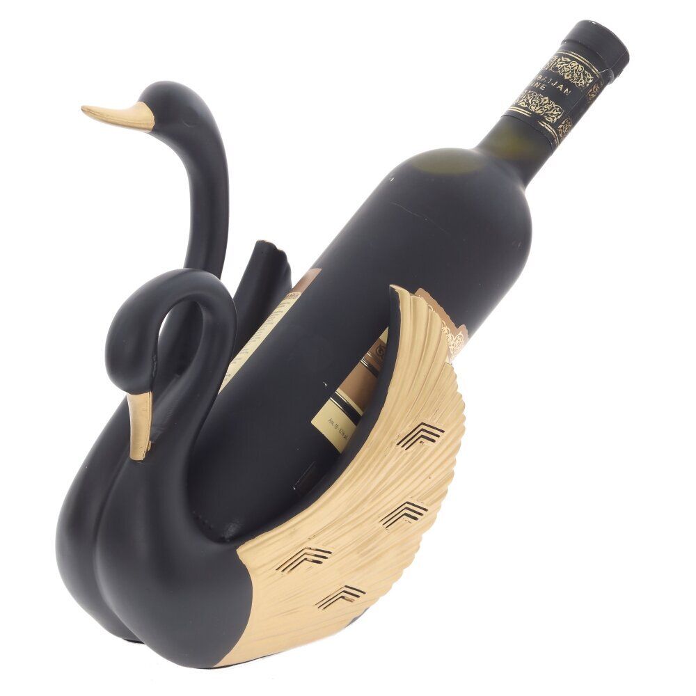 GAEM Подставка для бутылки "Лебедь", L20 W11 H24 см