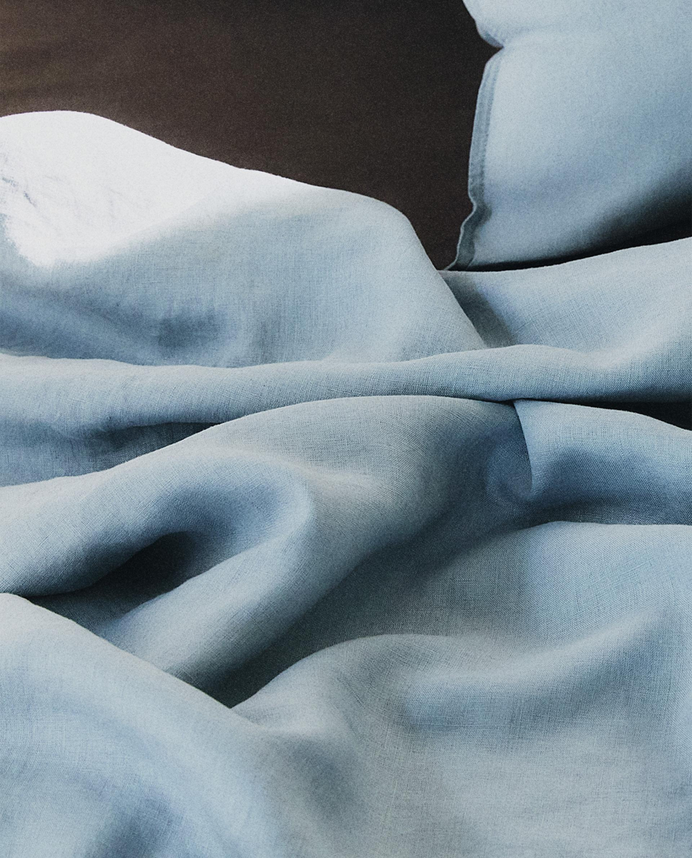Простыня Zara Home хлопок, лён 100%, однотонный, 3110/089 · арт. 3110/089