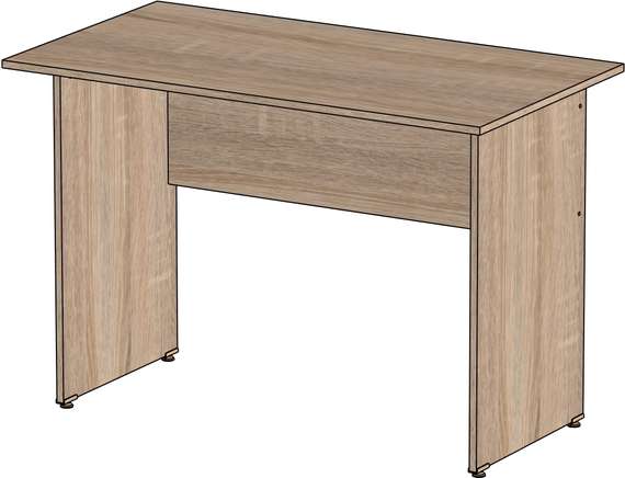 Стол письменный Стандарт Про дуб сонома