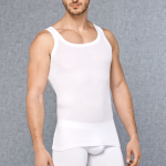 Классическая мужская майка Doreanse Ribbed Modal (Размер: S) (Цвет: белый)