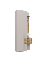 Прихожая с вешалкой и ящиками Кашемир 90х35х220