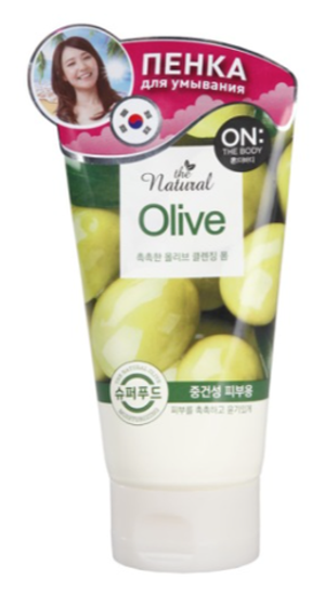 ON THE BODY OTB natural olive пенка для умывания с маслом оливы 120 гр