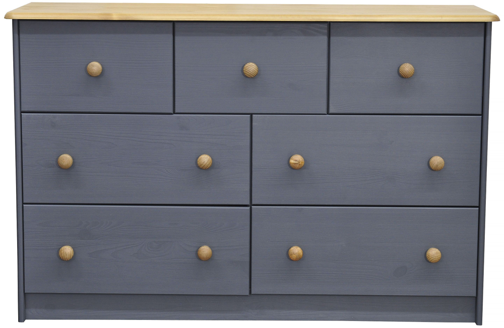 Комод 7 ящиков Хаба из массива сосны