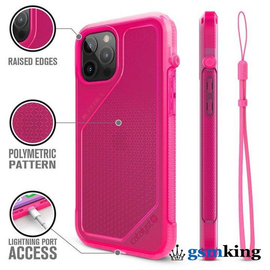 Catalyst Vibe Impact Case for iPhone 12 | 12 Pro Neon Pink (Розовый)