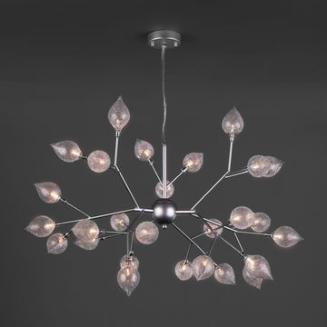 Люстра подвесная 546 серебро Boccio Bogate's