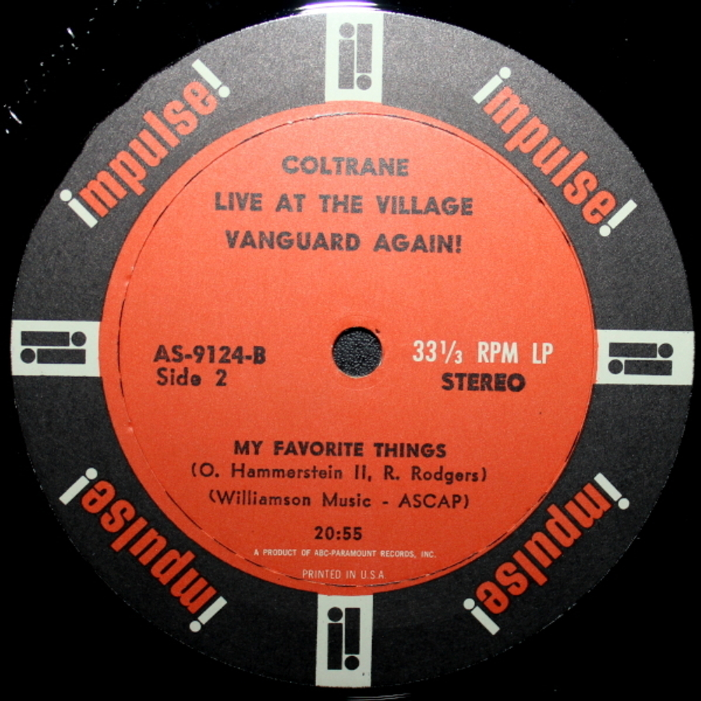 John Coltrane / Live At The Village Vanguard Again! (LP)