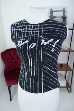 Топ CC Club черно-белый 40 размер