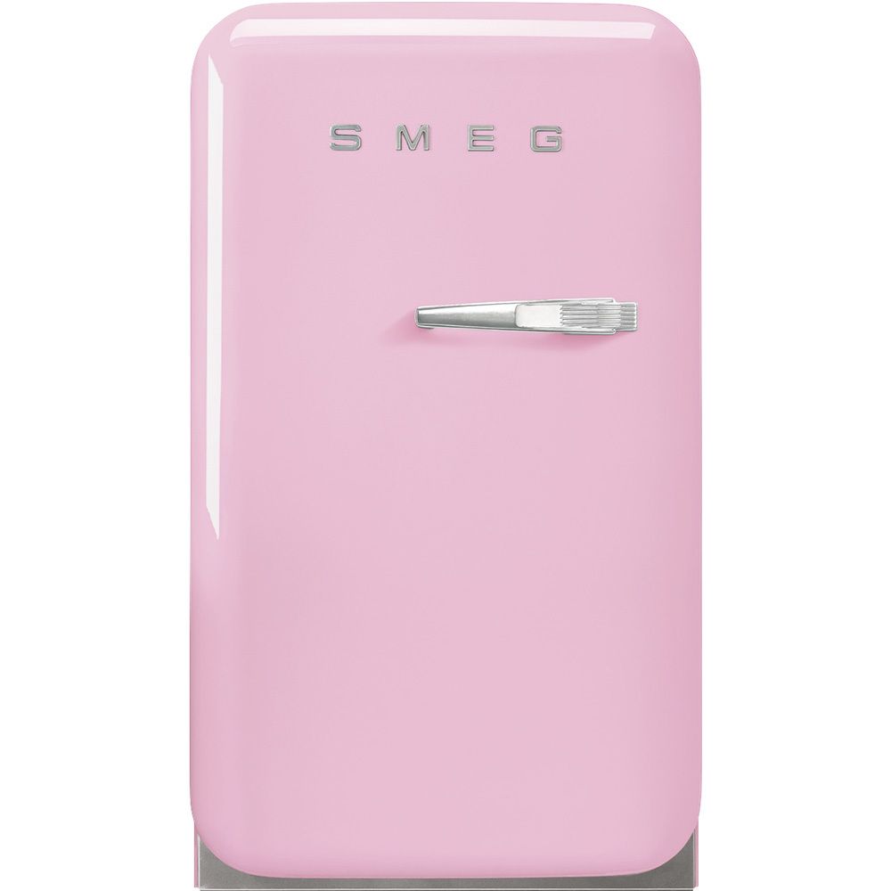 Минихолодильник без морозилки розовый Smeg FAB5LPK5