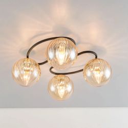 Citilux Эрни CL122145 Люстра потолочная Чёрная