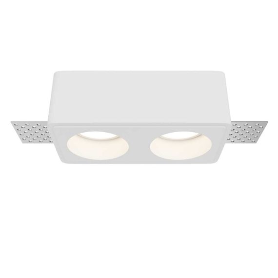 Встраиваемый светильник Maytoni Technical Gyps Modern DL123-GU10-02-W