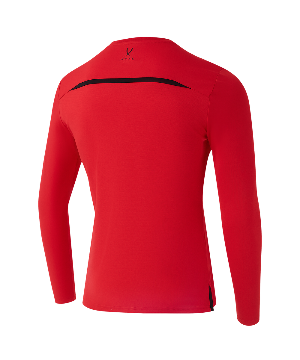 Футболка судейская с длинным рукавом DIVISION PerFormDRY Referee LS Tee, красный