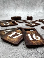 Номерки для гардероба 3х5 см