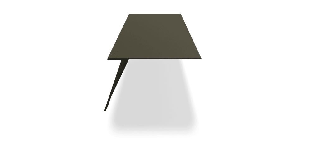 Планка карнизная фальц 130х80х2000 Satin Matt