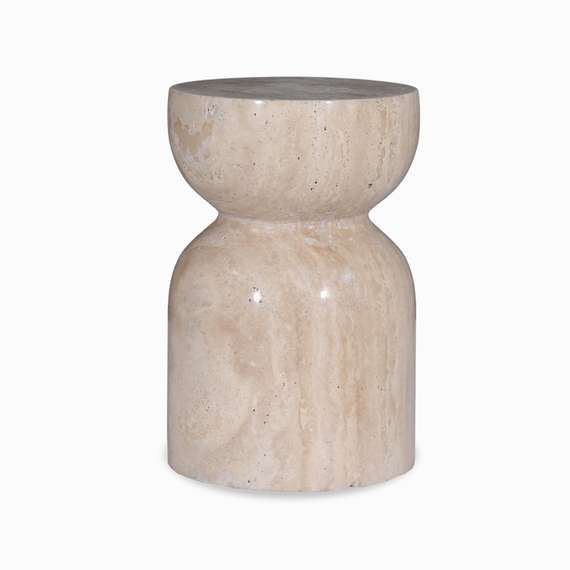 Кофейный стол Sand Ø28х45 см, бежевый индийский мрамор