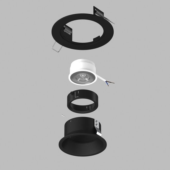 Комплект со светильником Lightstar Domino Round (214617+214607+214007) D61707BMOD