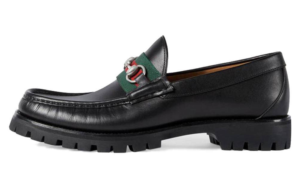 GUCCI Web Horsebit Loafers