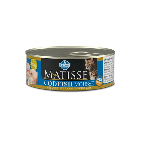 Мусс Farmina MATISSE CAT MOUSSE CODFISH с треской для кошек 85 г 06.26