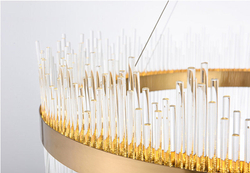 Люстра KR1209P-12 brass