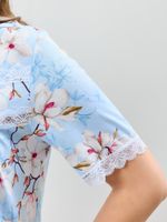 Ночная сорочка Узор-1 Виотекс ГОЛУБОЙ