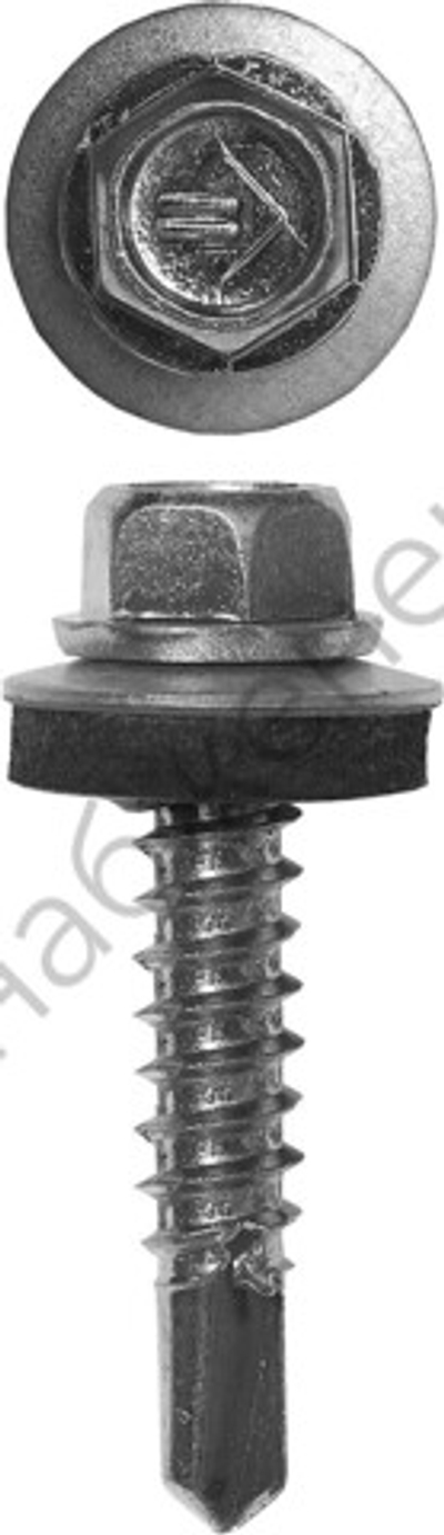 ЗУБР СКМ 38 х 5.5 мм, кровельный саморез, цинк, 1500 шт (4-300310-55-038)