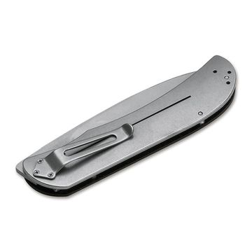Складной нож Boker 01BO137 Exskelibur I Framelock Steel c клинком из стали D2, рукоять G10 / Stainless Steel