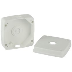 Коробка монтажная ЭРА KOR-MV-140-140-66-W-56 для камер видеонаблюдения белая 140х140х66мм IP56 | Коробки монтажные для камер видеонаблюдения