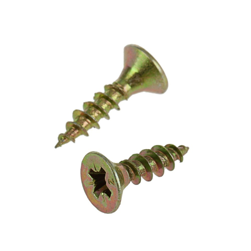 Шуруп универсальный желтый 3,5*12 потай