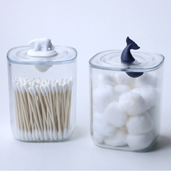 Контейнер для хранения 9х9х13.5см Qualy Polar bear ocean