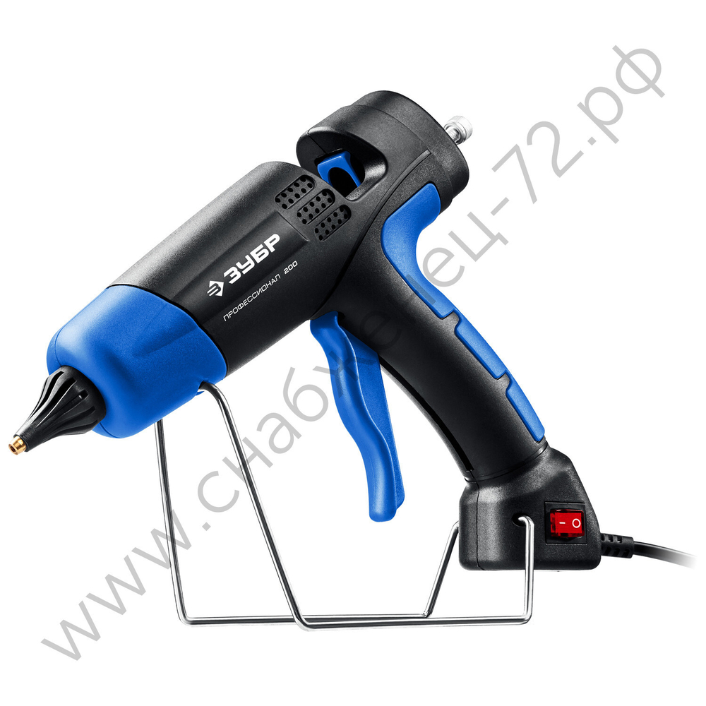 ЗУБР Профессионал 200, d11 мм, 20 г/мин, Термоклеевой пистолет электрический (06852-11)