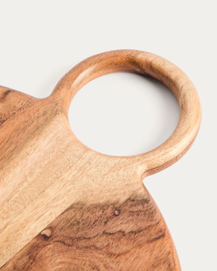 Сервировочная доска Dalme из акации, диаметр 35,5 см