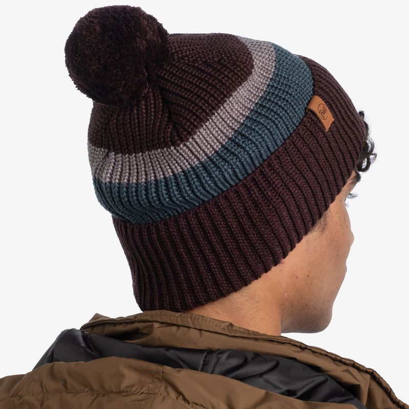 Вязаная шапка Buff Hat Knitted Elon Maroon Фото 4