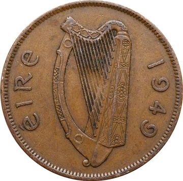 1 пенни 1949 Ирландия