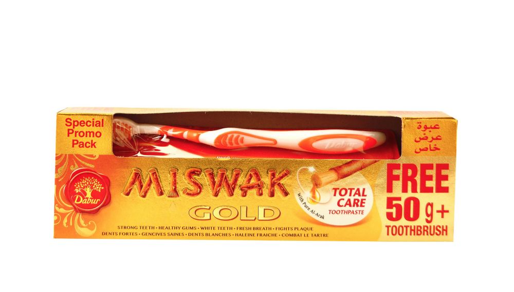 Зубная паста Дабур Мисвак Gold (Meswak Toothpaste), ТМ DABUR