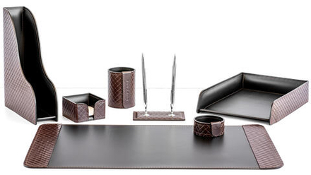 Набор для кабинета руководителя COMFORT арт. 1619792191 Brown 7 предметов