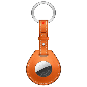Умный брелок Apple AirTag Hermes с кольцом для ключей Оранжевый