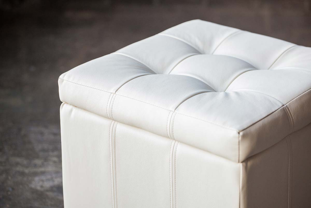 Банкетка Модерна Светло-Бежевая ЭкоКожа