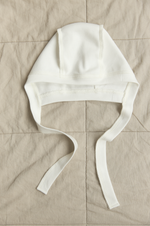 Комплект на выписку Зайчишки (кофейно-серый)/Какао (конверт+слип+чепчик)