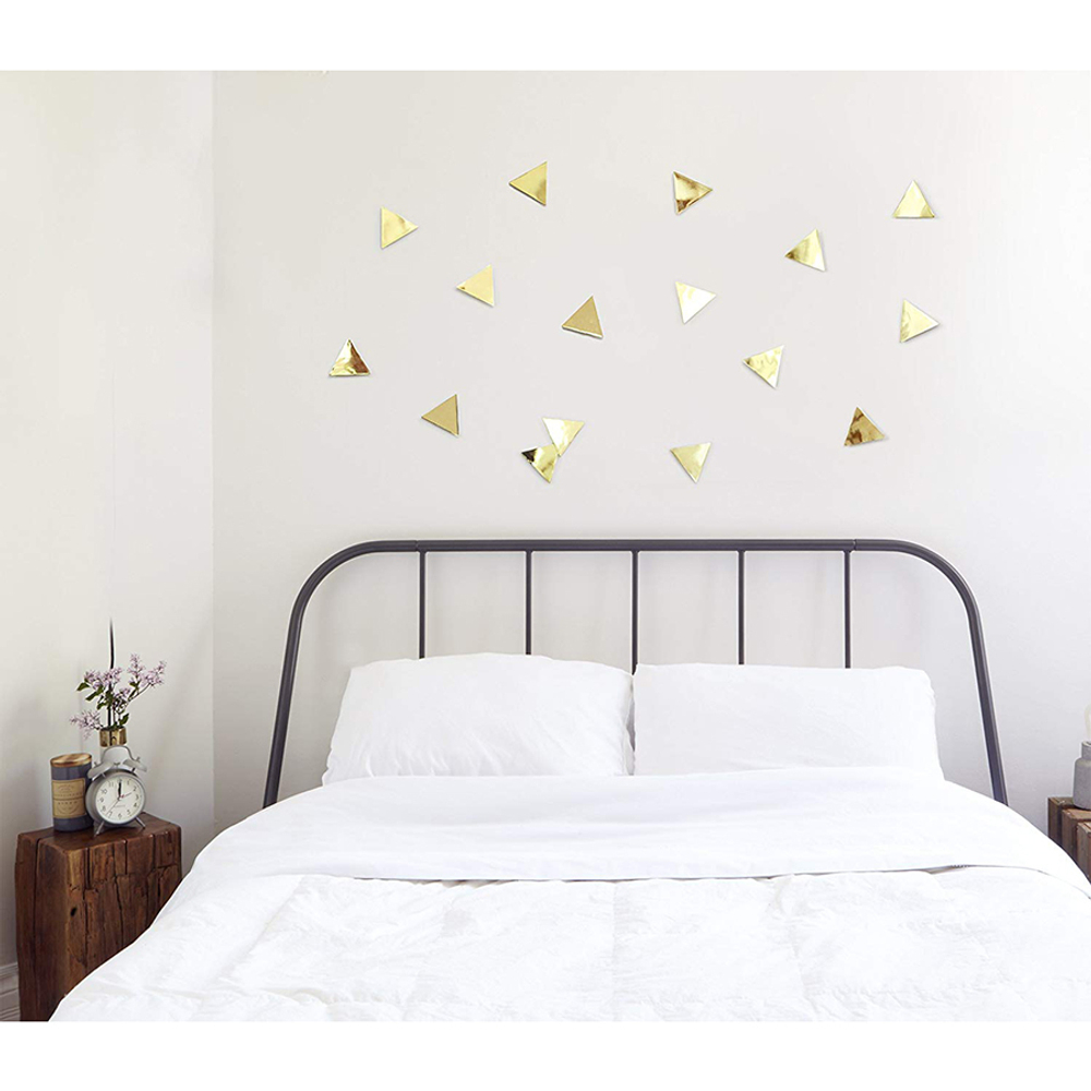 Декор для стен Confetti triangles латунь, Umbra
