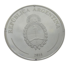 Аргентина 5 песо 2014 Музыкант Пайяда музыка СЕРЕБРО